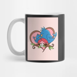 Mama and baby bird Mug